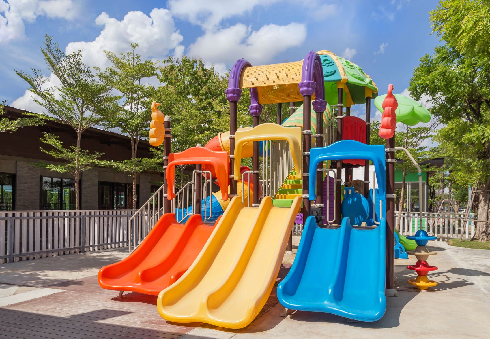 Church deals playground equipment